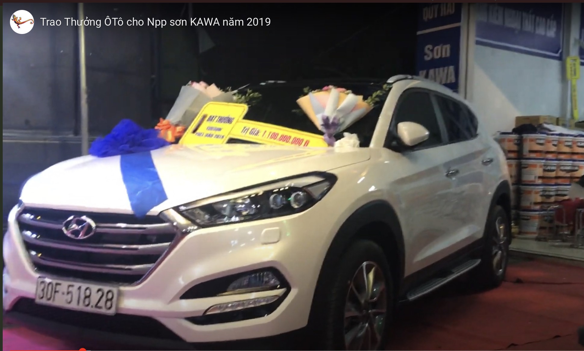 Trao Thưởng ÔTô cho Npp sơn KAWA năm 2019