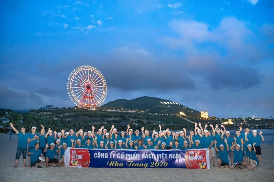 Những hình ảnh NPP Sơn ZIKON ,KAWA tại khu Resort đảo 5 sao Vinpear  Nha Trang 11/2020