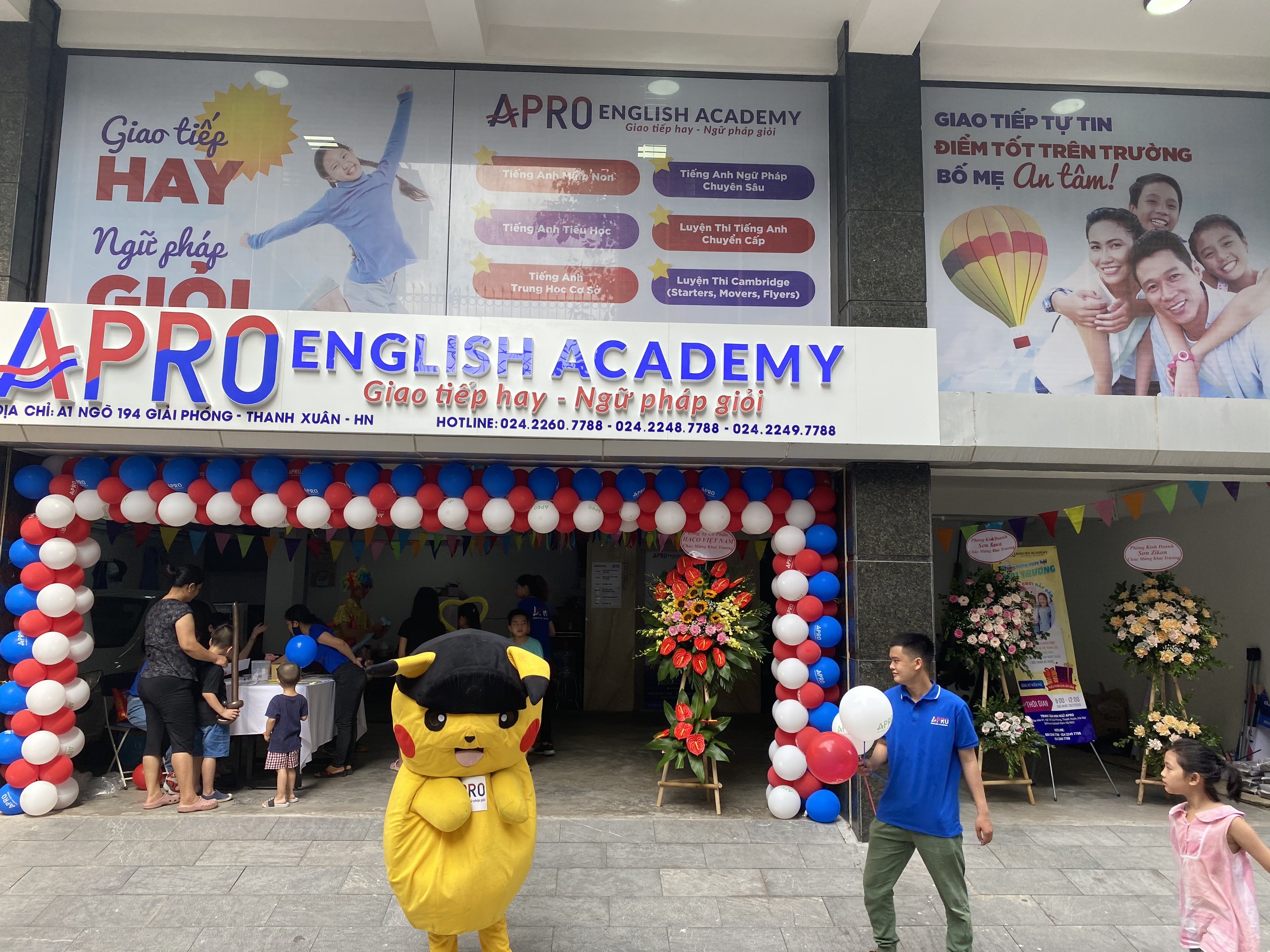 Hoạt động trung tâm tiếng Anh